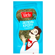 Зелень кропу Varto сушена 6г mini slide 1