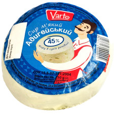 Сир Varto Адигейський м'який 45% 250г mini slide 1