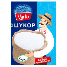 Цукор Varto білий кристалічний 3кг mini slide 1