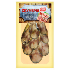 Скумбрія Вигода холодного копчення нарізка 90г mini slide 1