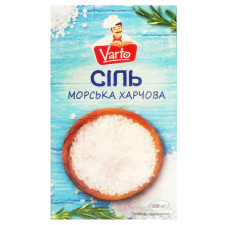 Соль Varto морская пищевая 500г mini slide 1
