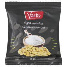 Ядра арахиса Varto соленые 60г mini slide 1