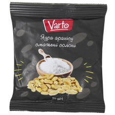 Ядра арахиса Varto соленые 90г mini slide 1