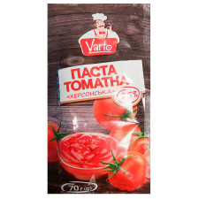 Паста томатна Varto Херсонська 25% 70г mini slide 1