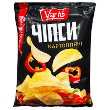 Чипсы Varto со вкусом паприки 110г mini slide 1
