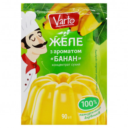 Желе Varto з ароматом банану 90г slide 1