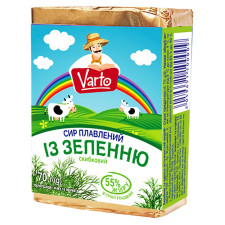 Сыр Varto плавленый с зеленью 55% 70г mini slide 1