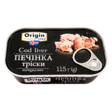 Печінка тріски Origin натуральна 115г mini slide 1