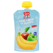 Пюре Varto Kids из яблок и бананов с 6 месяцев 90г mini slide 1