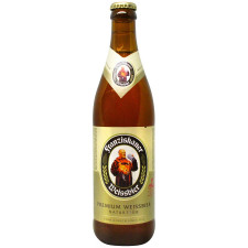 Пиво Franziskaner Hefe Weissbier светлое нефильтрованное 5,1% 0,5л mini slide 1