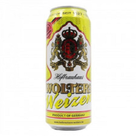 Пиво Wolters Weizen светлое нефильтрованное 5,3% 0,5л slide 1