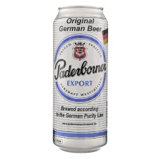Пиво Paderborner Export світле 5,5% 0,5л mini slide 1