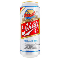 Пиво Schlitz світле безалкогольне 0,5% 0,5л mini slide 1