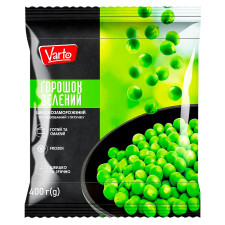 Горошок Varto зелений швидкозаморожений 400г mini slide 1