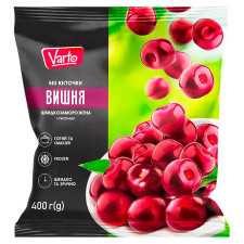 Вишня Varto без кісточки швидкозаморожена 400г mini slide 1