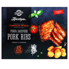 ***Продукт зі свинини РЕБРА запечені Pork Ribs Ювілейний, ваг mini slide 1