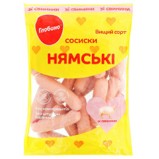 Сосиски Глобино Нямські зі свинини вищий гатунок mini slide 1