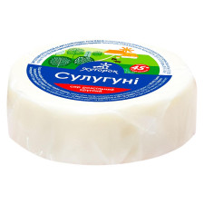 *Сир СУЛУГУНІ розсільний круглий 45% Хуторок, ваг mini slide 1