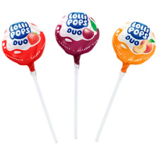 Карамель Roshen Lolli Pops Duo Йогуртовий мікс вагова mini slide 1