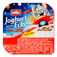 Йогурт Muller TomJerry з шоколадними зірочками 3,8% mini slide 1