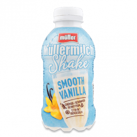 Напій молочний Mullermilch Шейк ваніль 3,5% slide 1
