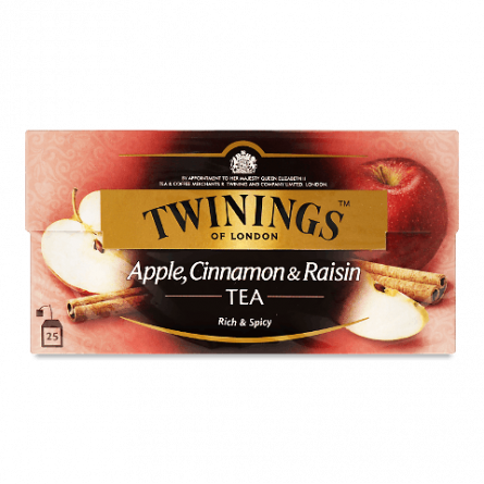 Чай чорний Twinings яблуко-кориця-родзинки slide 1