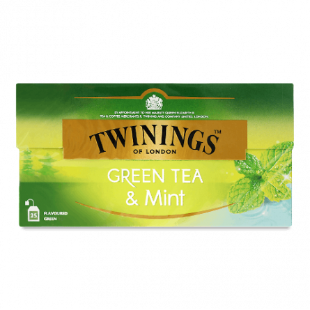 Чай зелений Twinings з м'ятою