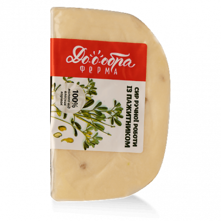 Сир з пажитніком з коров'ячого молока «Доообра ферма», 45%