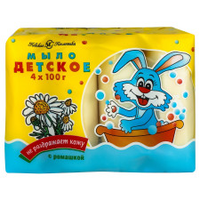 Мило Невська Косметика дитяче з ромашкою 4шт 100г mini slide 1