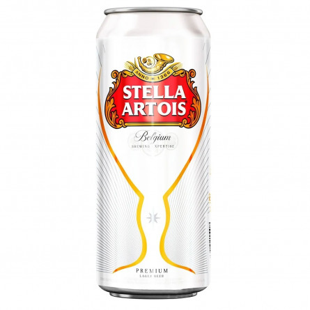 Пиво Stella Artois світле з/б 5% 0,5л