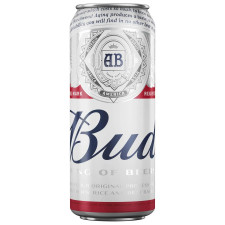 Пиво Bud світле з/б 5% 0,5л mini slide 1