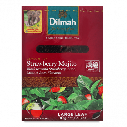 Чай чорний Dilmah Mojito Strawberry slide 1
