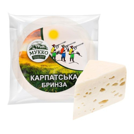Сир «Лавка Традицій» «Мукко» «Карпатська бринза» 48,3%