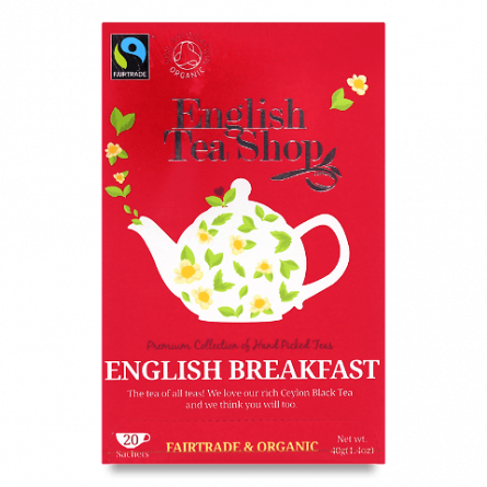 Чай чорний English Tea Shop «Англійський сніданок» органічний