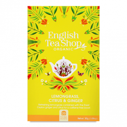 Чай трав'яний English Tea Shop лемонграс-імбир-цитрус органічний slide 1
