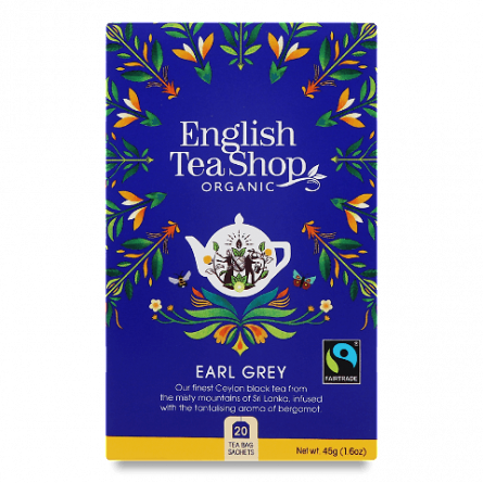 Чай чорний English Tea Shop Earl Grey органічний