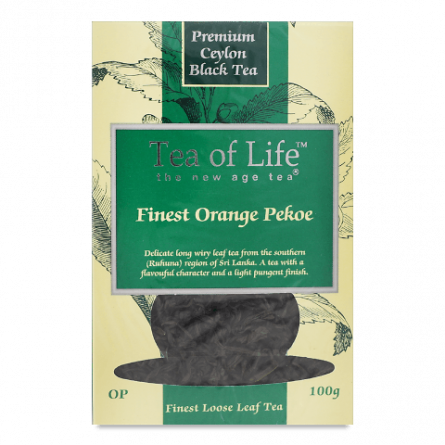 Чай чорний Tea of Life Finest OP байховий крупнолистовий slide 1
