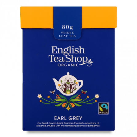 Чай чорний English Tea Shop Earl Grey органічний + ложка