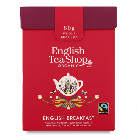 Чай чорний English Tea Shop English Breakfast органічний + ложка slide 1