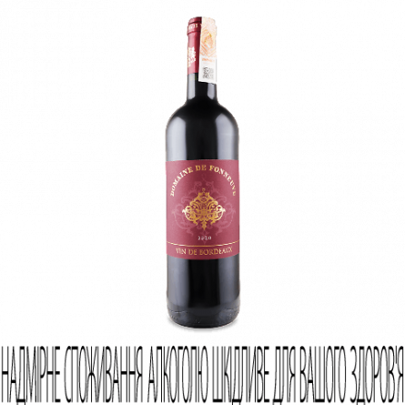 Вино Domaine de Fonneuve Bordeaux rouge