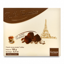 Цукерки Guyaux chocolatier трюфелі з начинкою тирамісу mini slide 1