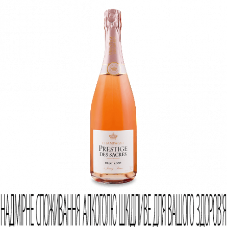Шампанське Prestige des Sacres Brut rose slide 1