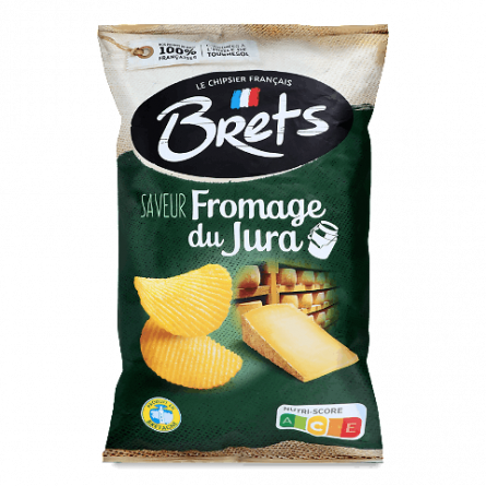 Чипси Bret's картопляні зі смаком сиру жура
