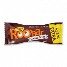 Батончик Roo'Bar з подрібненими какао-бобами mini slide 1