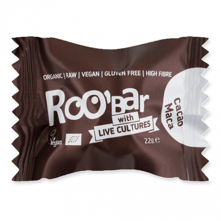 Батончик Roo'Biotic енергетичний какао-мака