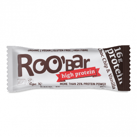 Батончик Roo'Bar протеїновий з шоколадом і ваніллю