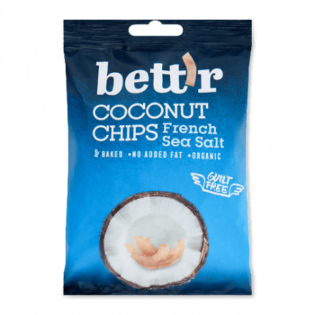 Чипси Bett'r кокосові з морською сіллю
