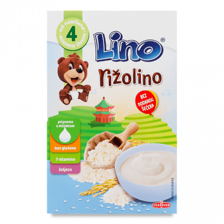 Каша рисова Lino Рисоліно швидкого приготування