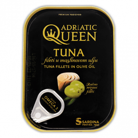 Тунець Adriatic Queen філе в оливковій олії slide 1
