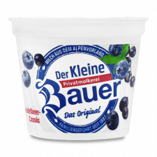 Йогурт Bauer Der Kleine з чорницею 3,5% mini slide 1